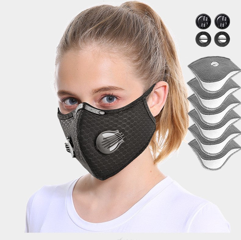 Sport Face Mask – Carbon Filter & Breathing Valve