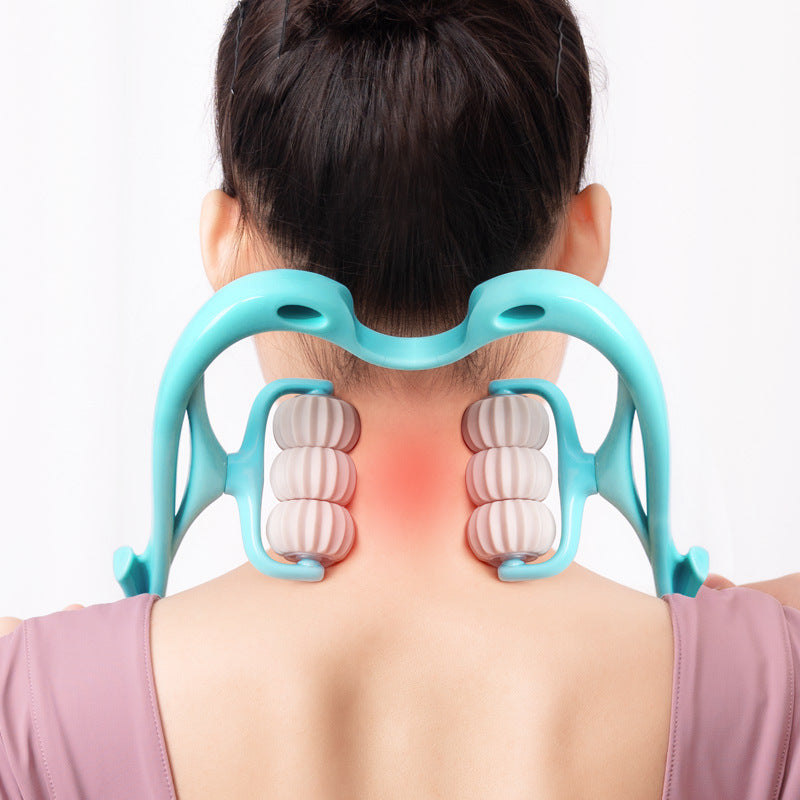 6-Wheel Neck & Body Massage Roller Tool