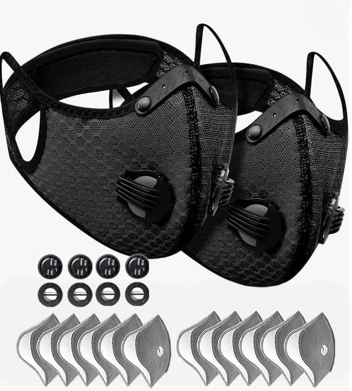 Sport Face Mask – Carbon Filter & Breathing Valve