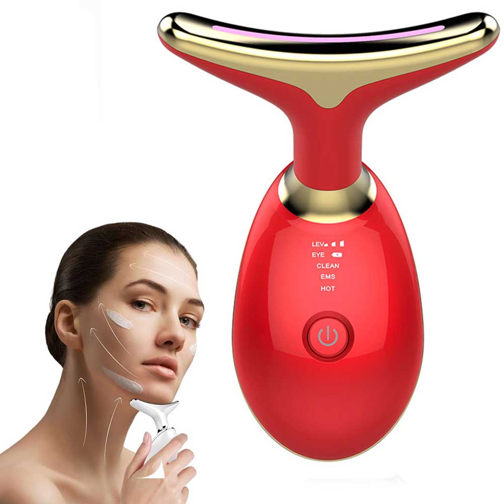 3-Mode Neck & Face Massager for Jawline & Double Chin