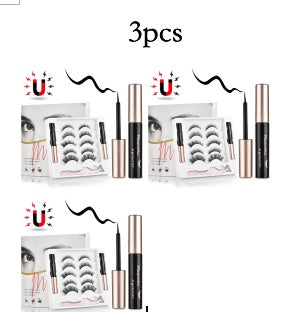 Magnetic False Eyelashes – Reusable Natural Lash Set