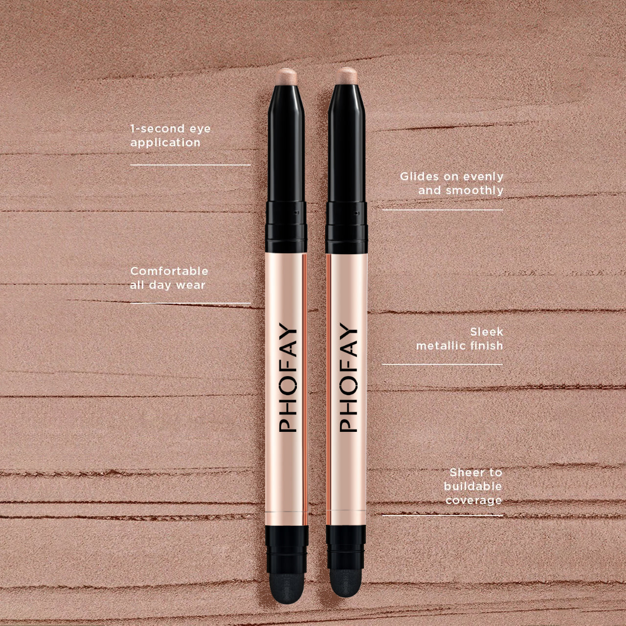 PHOFAY Eyeshadow Stick – Long-Lasting Color