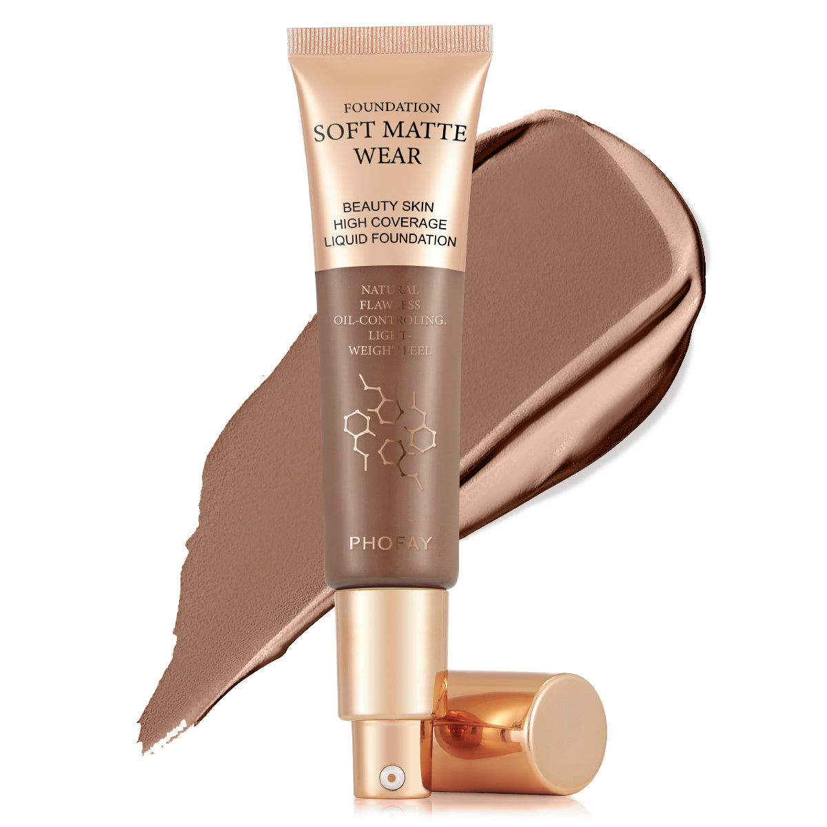 PHOFAY Full Coverage Foundation – Flawless Matte