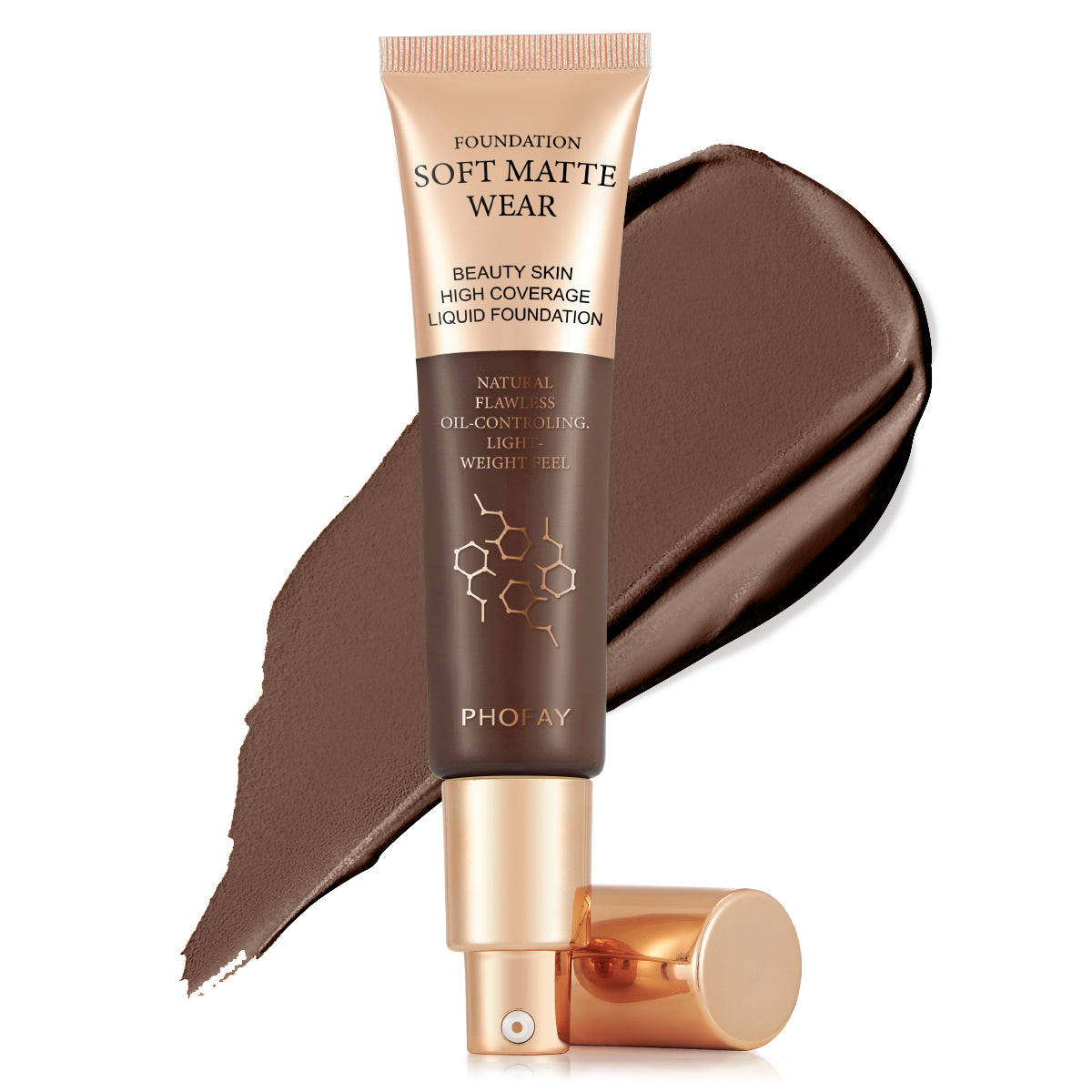 PHOFAY Full Coverage Foundation – Flawless Matte