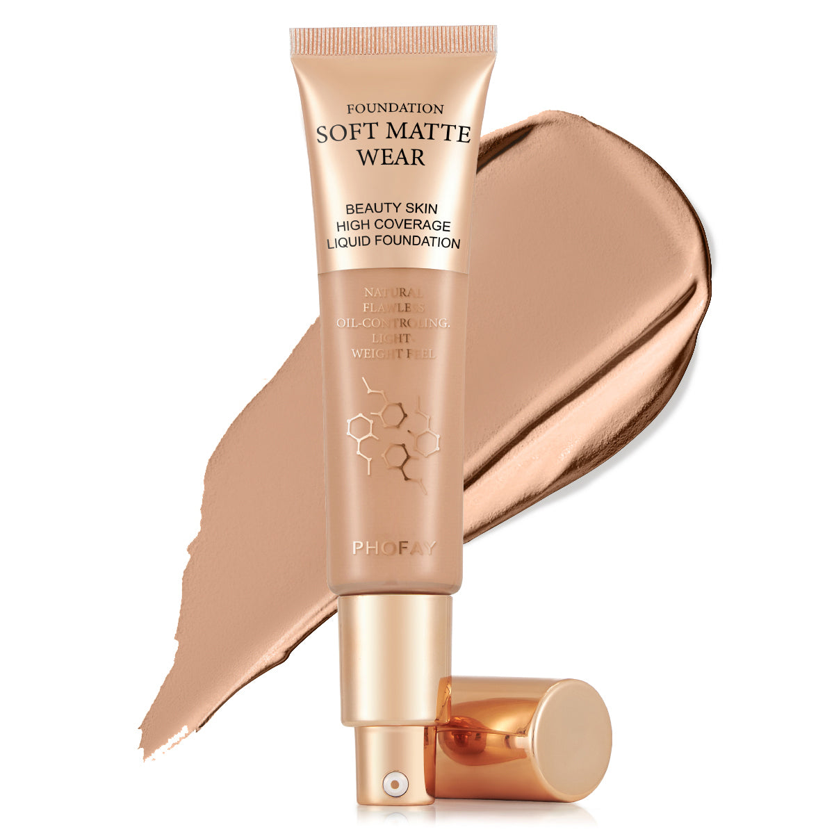 PHOFAY Full Coverage Foundation – Flawless Matte