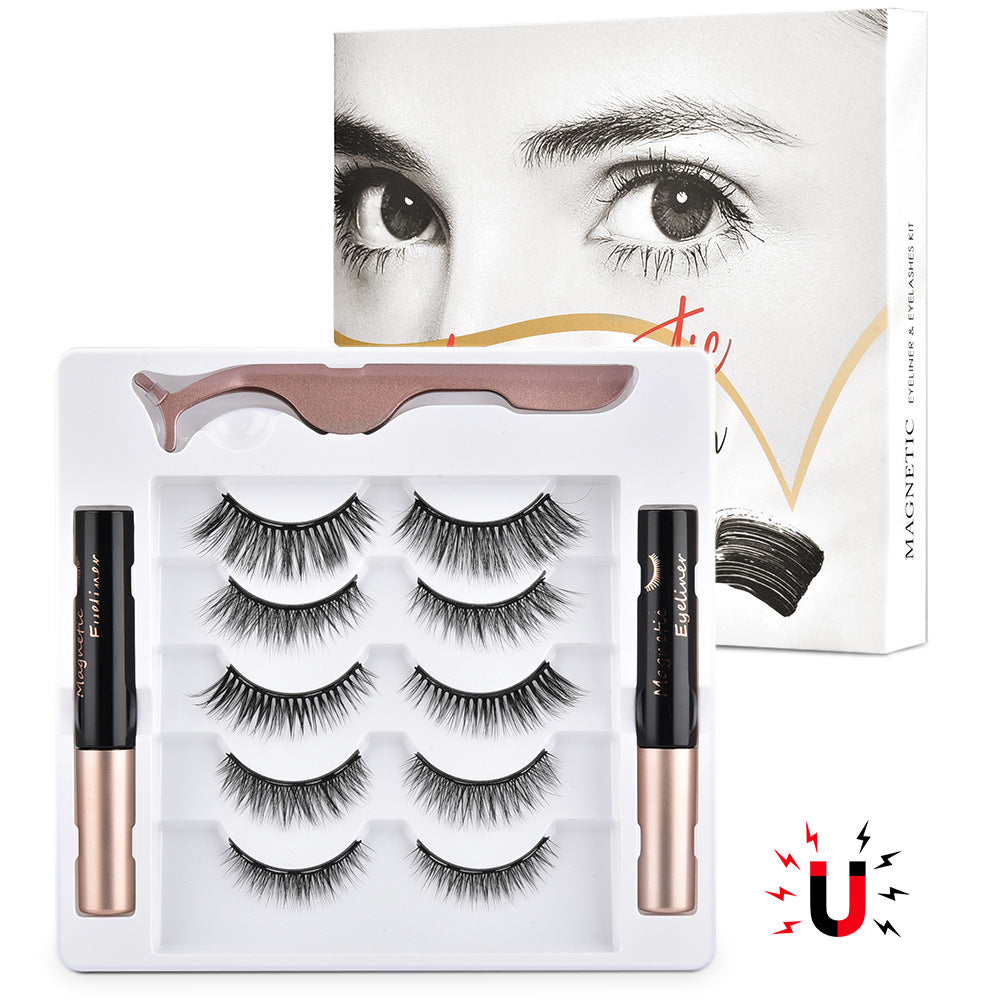 Magnetic False Eyelashes – Reusable Natural Lash Set