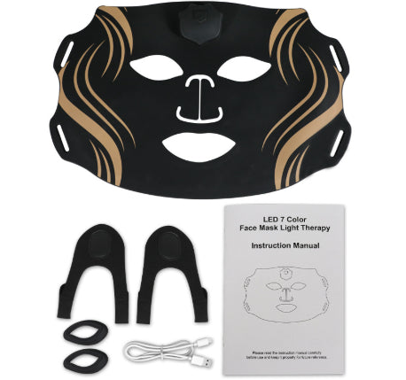 LED Silicone Facial Beauty Mask