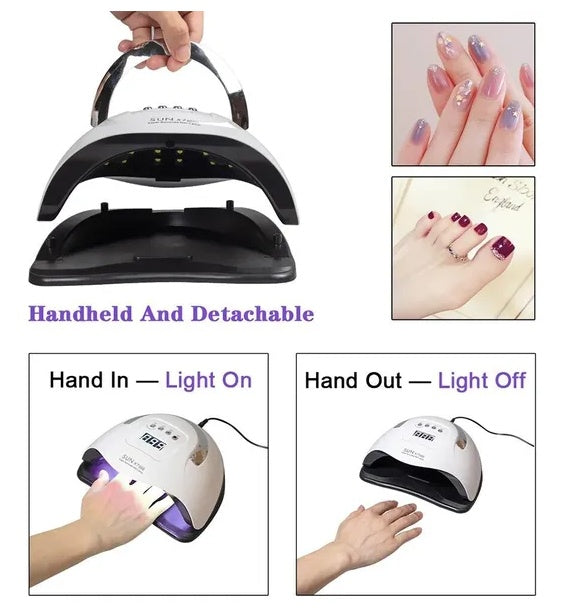 220W Nail Lamp  LED UV Gel Dryer