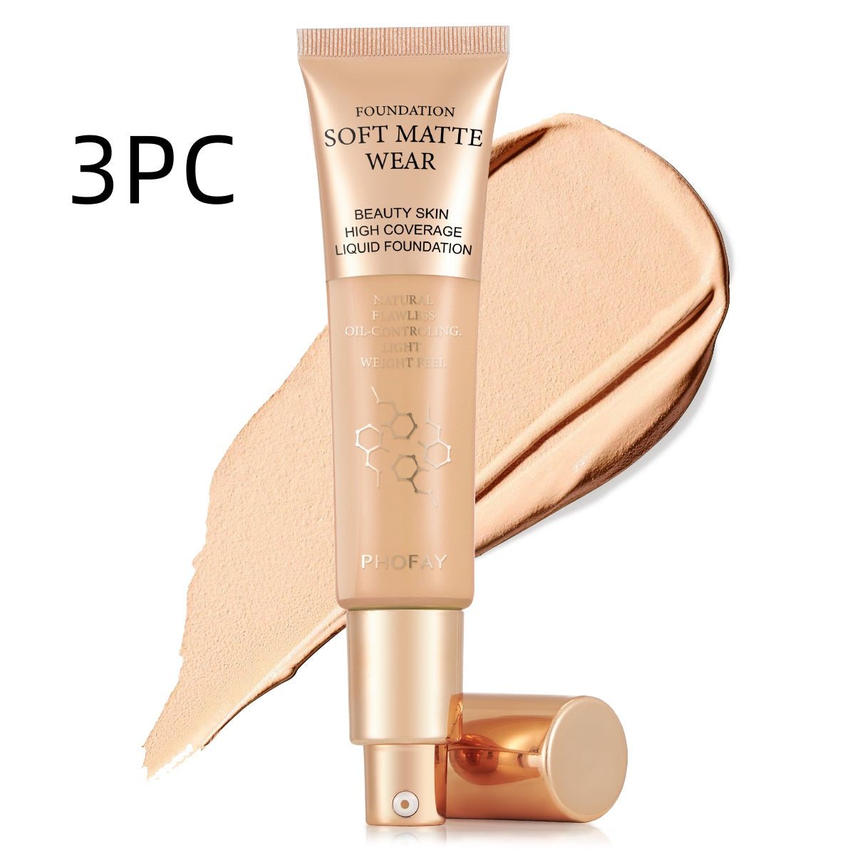 PHOFAY Full Coverage Foundation – Flawless Matte