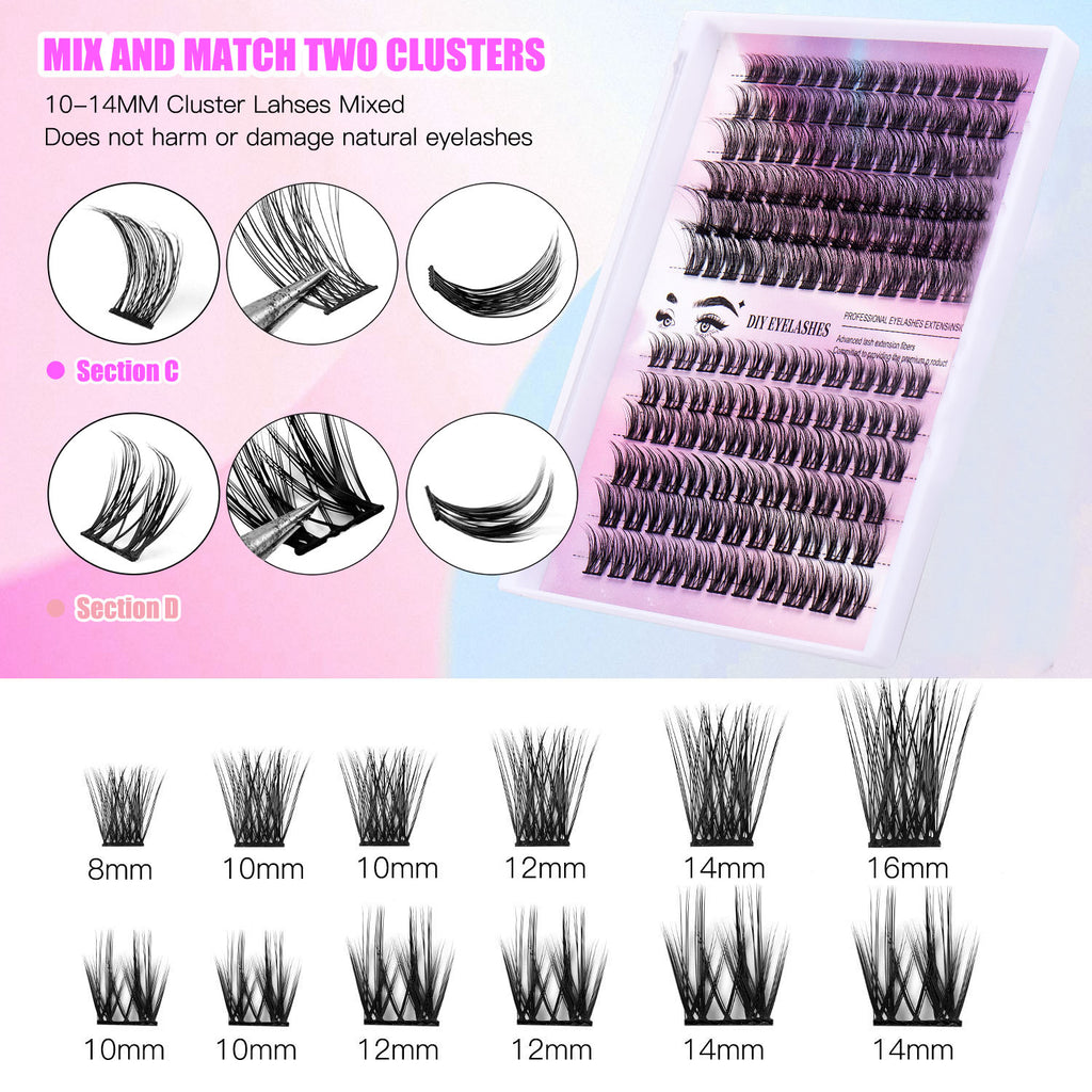 Cluster Lashes – 150 Segments