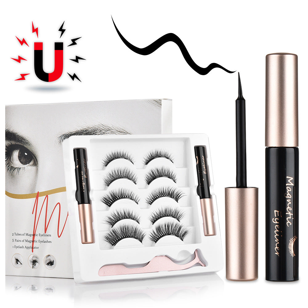 Magnetic False Eyelashes – Reusable Natural Lash Set