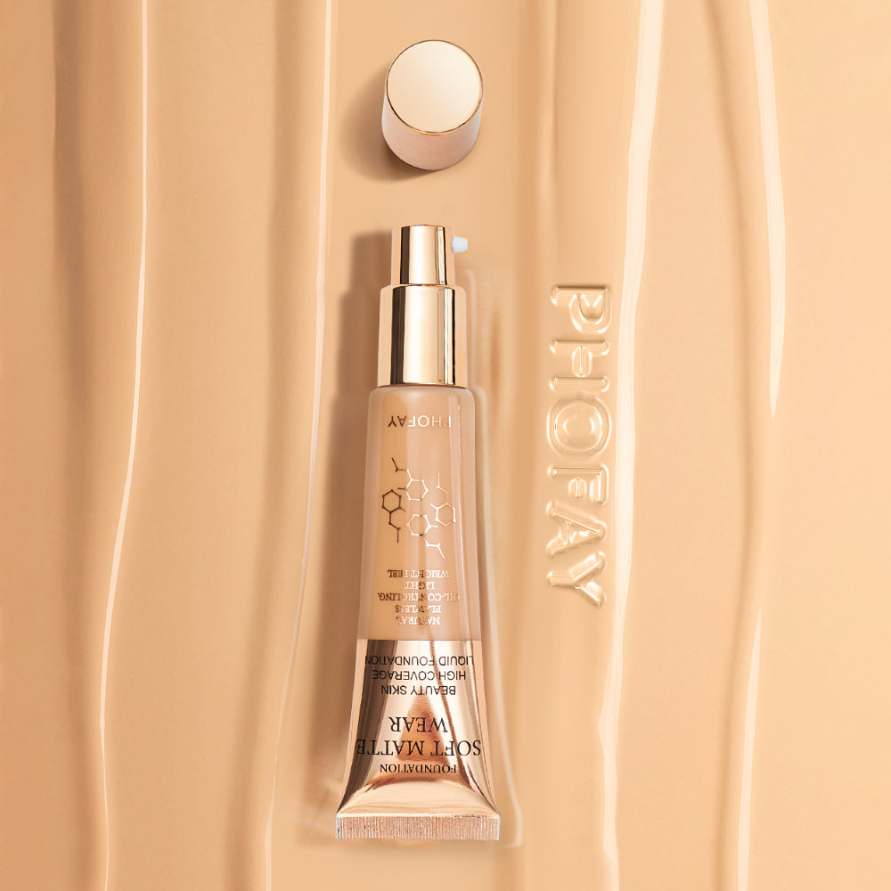 PHOFAY Full Coverage Foundation – Flawless Matte