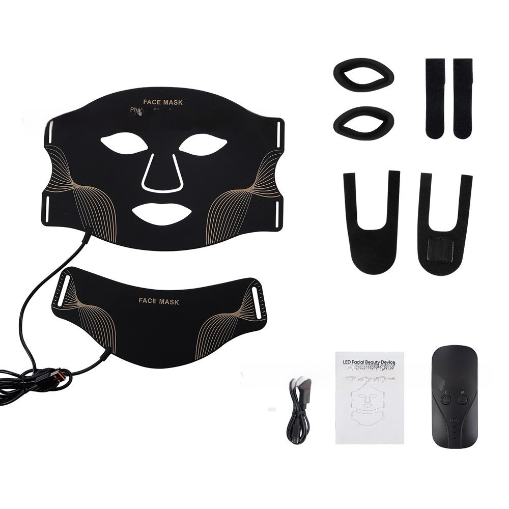 Rechargeable LED Silicone Facial Rejuvenation Mask
