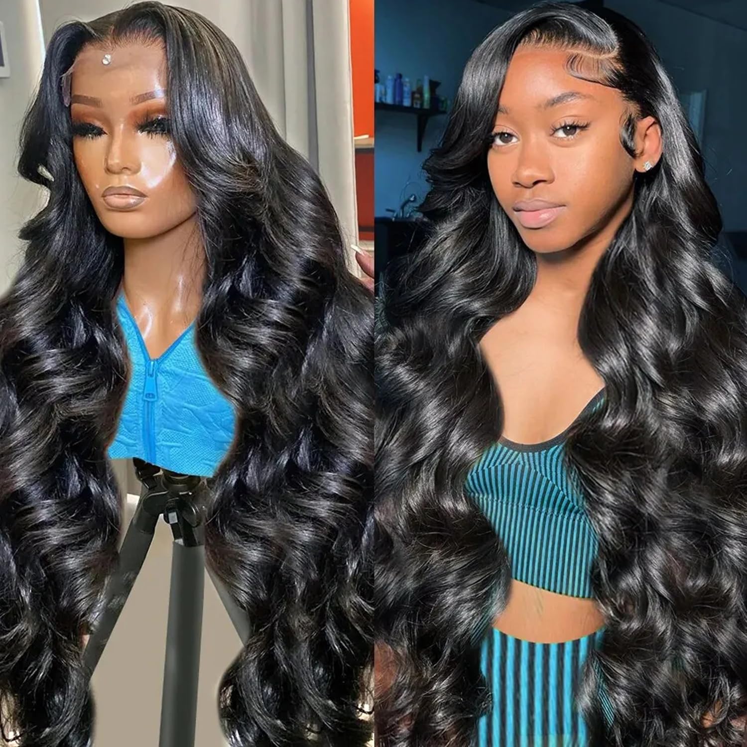 13x4 Lace Front Human Hair Wig – Natural Body Wave