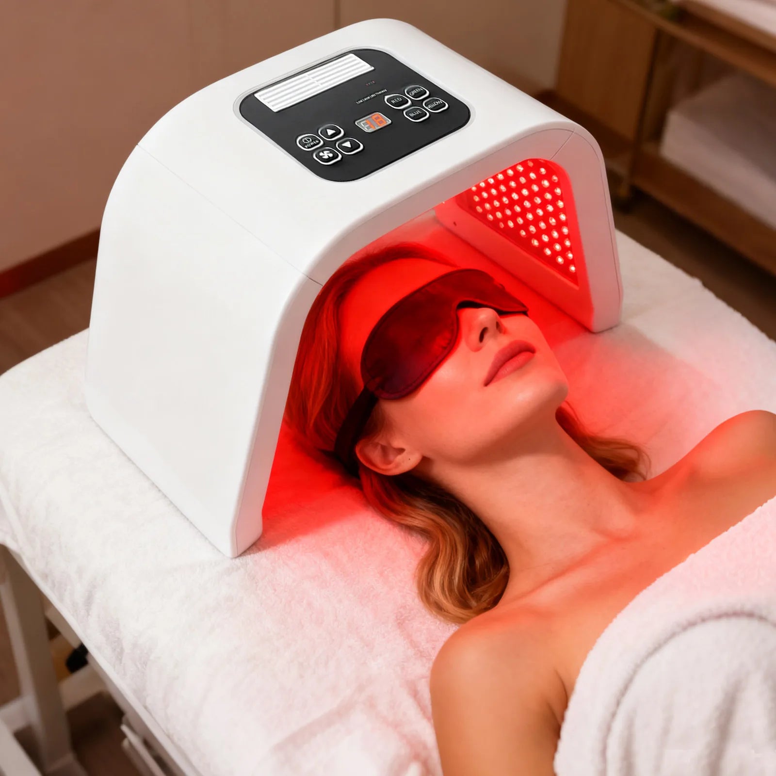 7 Colors LED Light Therapy Face Mask