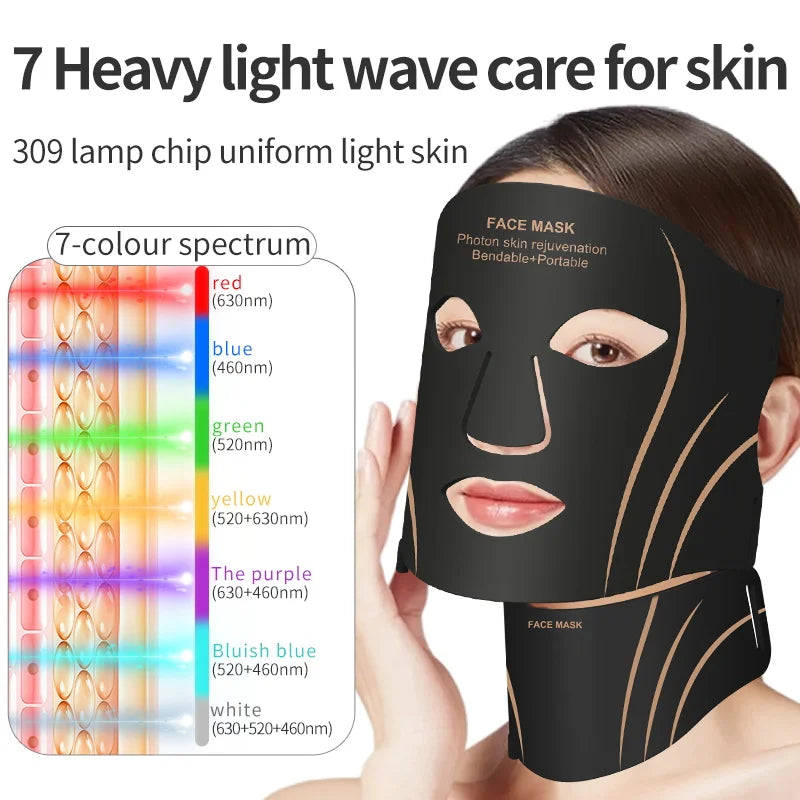 PureLume PhotonX™ LED Face & Neck Therapy Mask