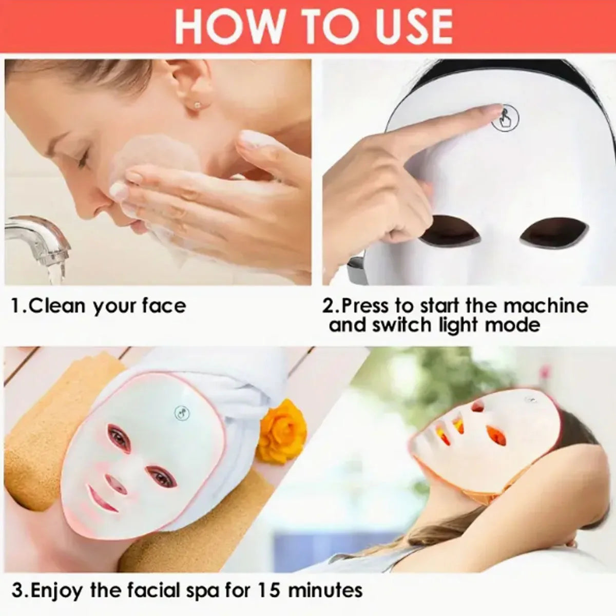 PureLume PhotonX™ 7-Color LED Therapy Mask