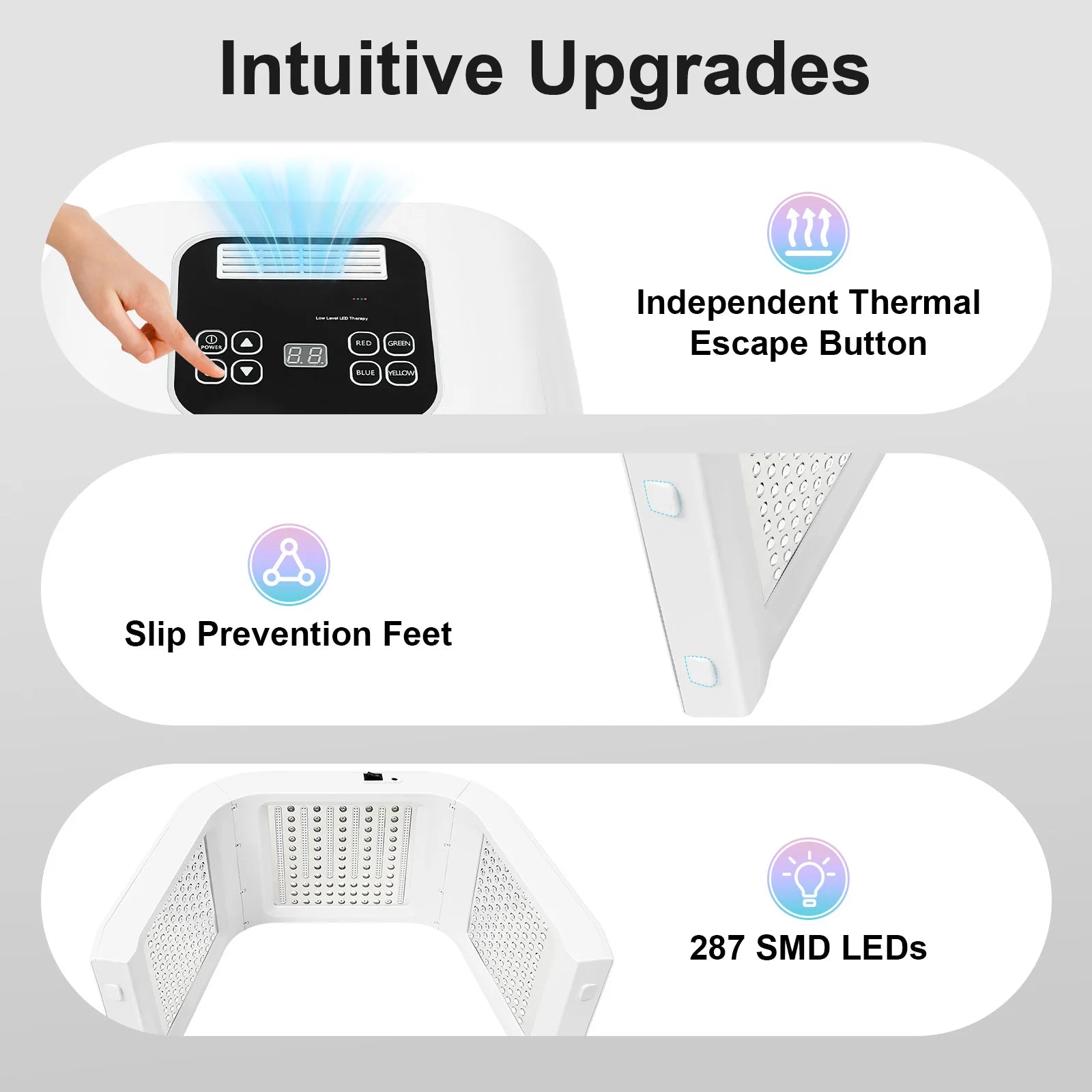 7 Colors LED Light Therapy Face Mask
