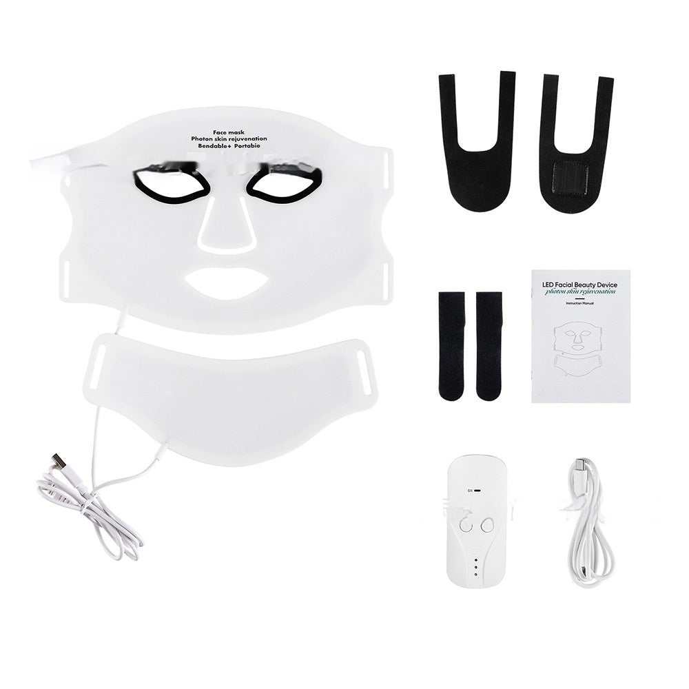 Rechargeable LED Silicone Facial Rejuvenation Mask