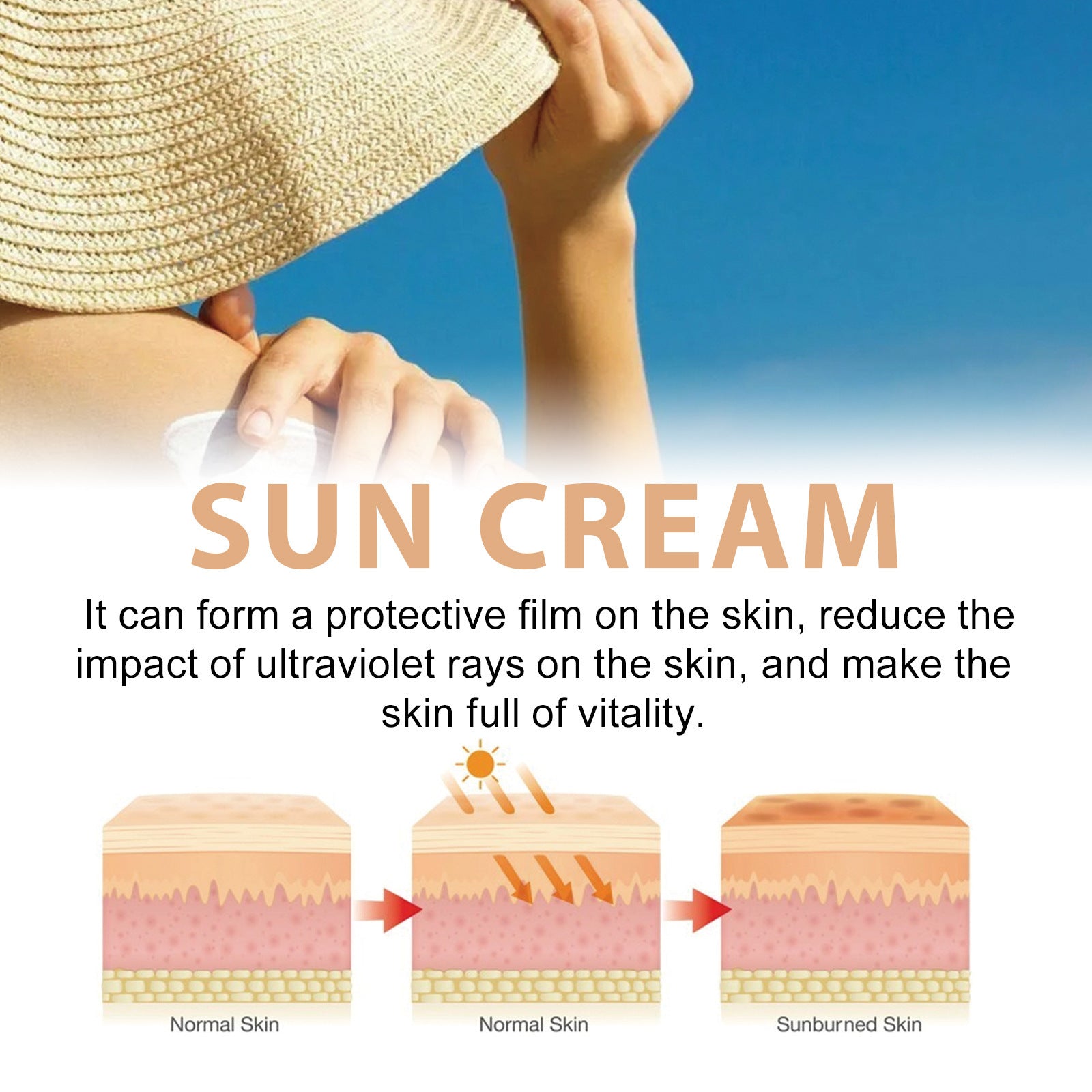 Refreshing UV Protection Cream – Lightweight & Non-Oily