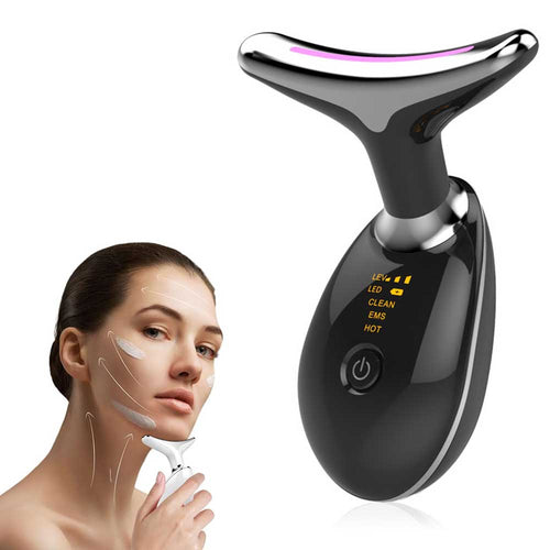 3-Mode Neck & Face Massager for Jawline & Double Chin