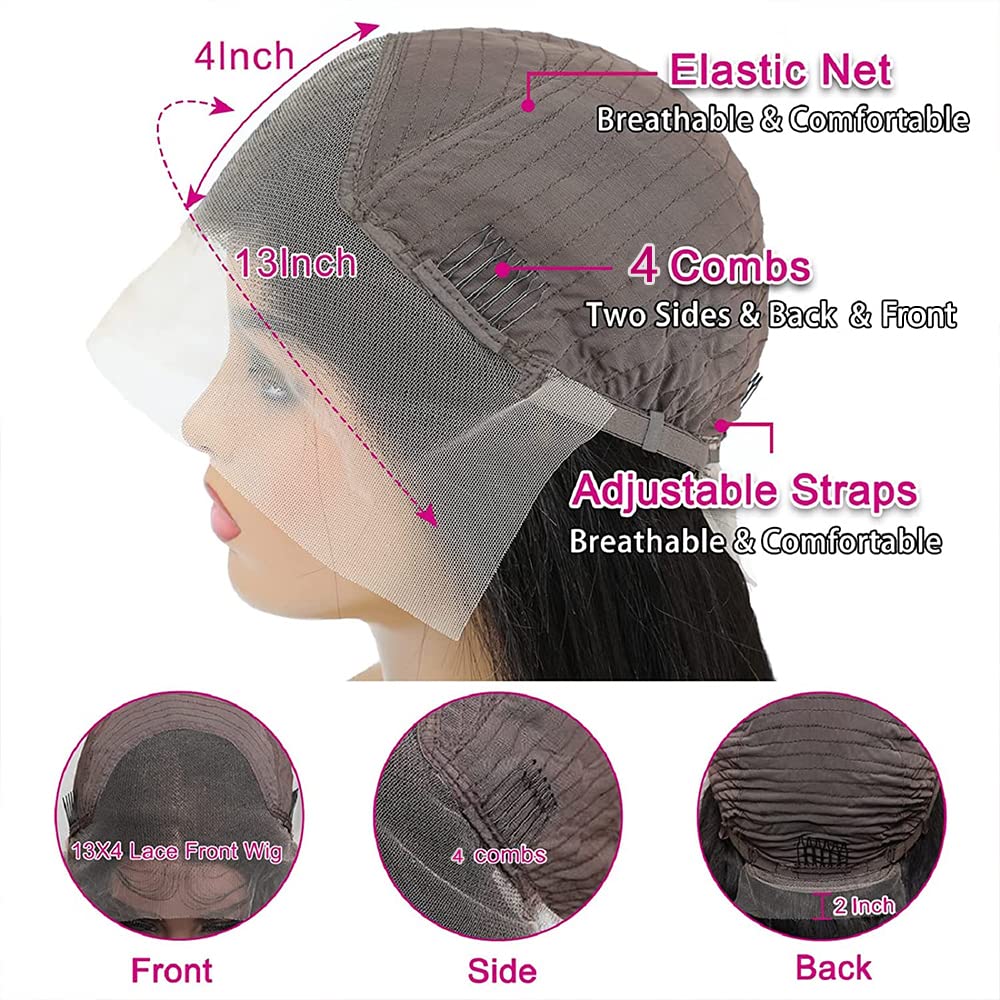 13x4 Lace Front Human Hair Wig – Natural Body Wave
