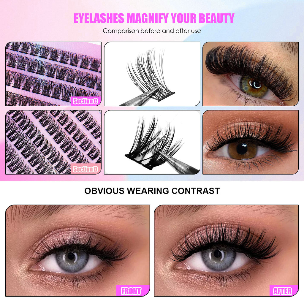 Cluster Lashes – 150 Segments