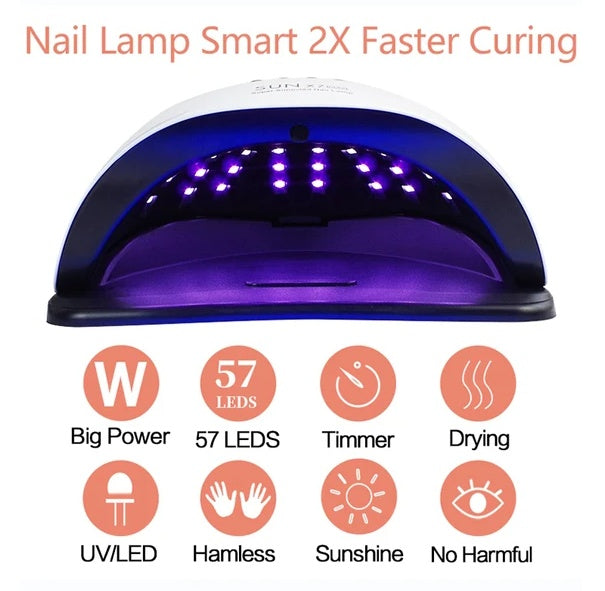 220W Nail Lamp  LED UV Gel Dryer